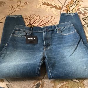 NWT Able high-rise skinny.